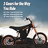 Tuttio Electric Dirt Bike Teens Adults - 48V 21AH Electric Bicycle 14"/12" Fat Tire Off Road High Torque Mini Electric Motocross Motorcycle Dirt Bike #4
