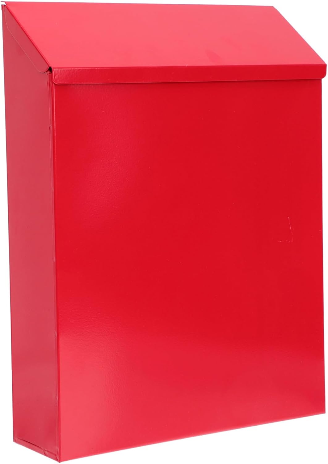 Healifty European Style Wall Mounted Lockable Mailbox Durable Letter Box for Household Use Pastoral Holder with Smooth Finish Secure Wall Mailbox for Letters and Cards