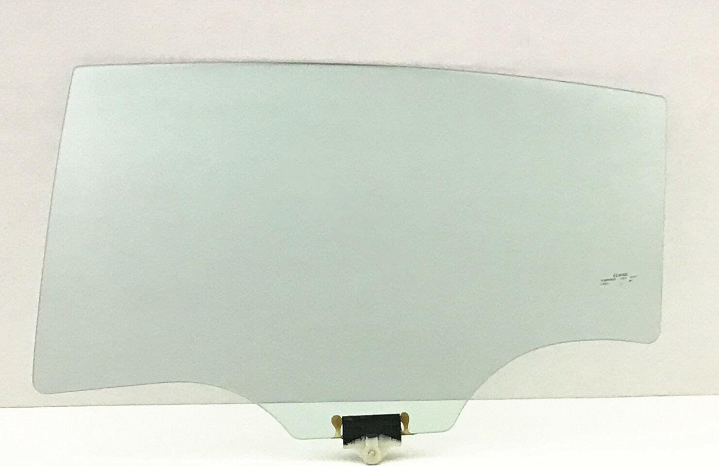 Driver Left Side Rear Door Window Door Glass Compatible with Hyundai Elantra 4 Door Sedan 2017-2020 Models