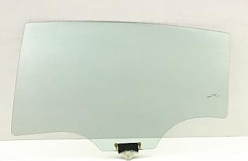 Driver Left Side Rear Door Window Door Glass Compatible with Hyundai Elantra 4 Door Sedan 2017-2020 Models