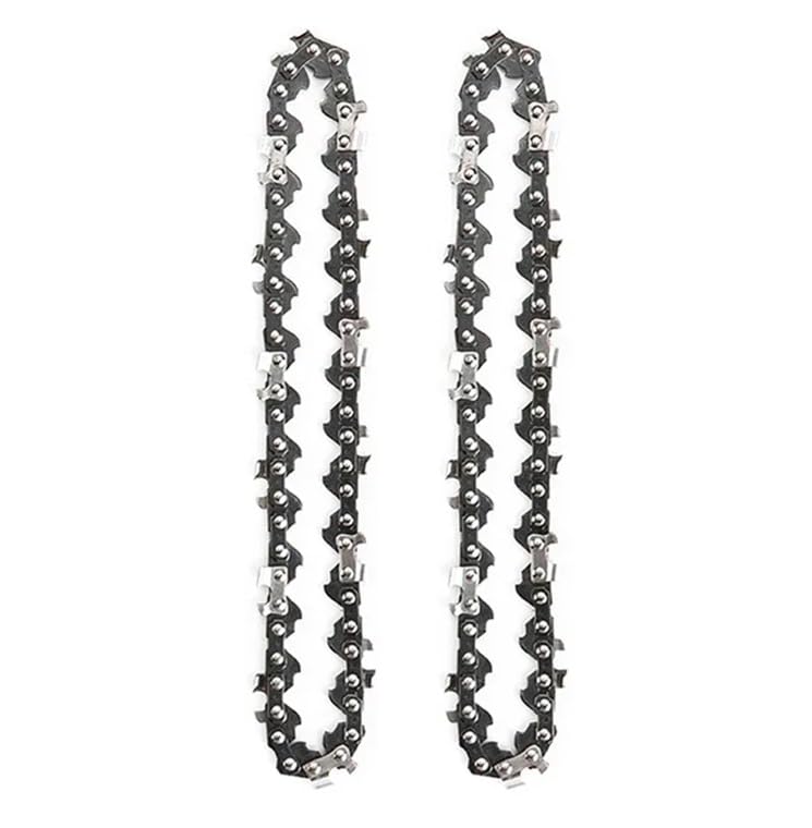 GYQIZSS 4 Inch 6 Inch 8 Inch Mini Chainsaw Chain 1/4" Pitch .043" Gauge 28/37/48 DL Semi Chisel Electric Chainsaw Chain Guide Plate