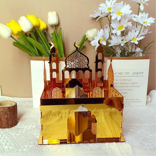 Plateau acrylique Ramadan pour servir vos invités sans risquer de casse - 3