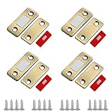 【Starker Kleber und einfach zu installieren】 Sie können diese klebenden Schrankmagnete installieren, ohne Schraubenlöcher zu bohren, indem Sie den mitgelieferten 3M-Kleber verwenden. Es kann auch einfach mit einem Schraubendreher installiert werden. Ideal für die Verwendung an Schranktüren, Schubladen und Schiebetüren oder Fenstern.