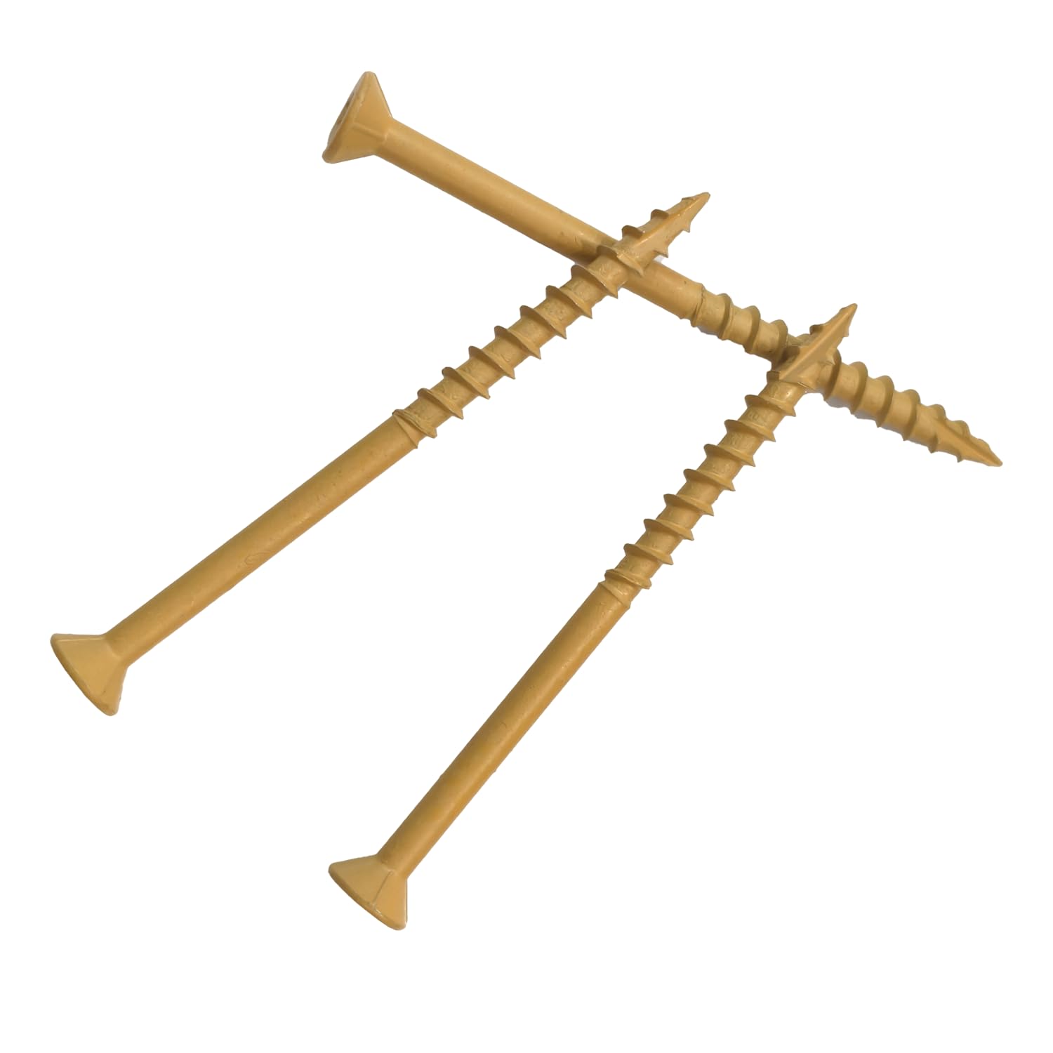 Deck Screws 3 Inch, Wood Screws #10 x 3 Rust Resistant, 320 PCS, Exterior Epoxy Coated, Outdoor Decking Screws, Torx/Star Drive Head Screw