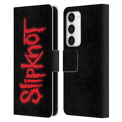 Funda Slipknot Samsung S23 cuero sintético con tapa protectora anticaídas