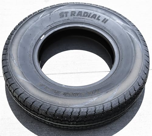 Set of 4 (FOUR) Transeagle ST Radial II Premium Trailer Radial Tires-ST235/80R16 235/80/16 235/80-16 126/122L Load Range F LRF 12-Ply BSW Black Side Wall