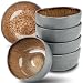 Produktbild Moritz & Moritz ORGANIC Müslischalen Set 6-teilig Beige, Steingut Bowls im modernen Design, ca. 500 ml Füllmenge, einzigartiger Farbverlauf, robust und spülmaschinengeeignet