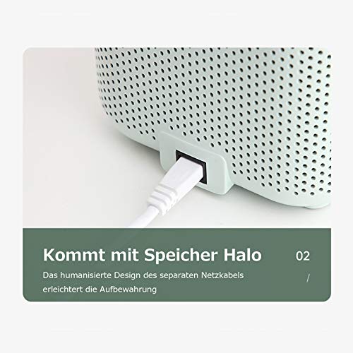 MNCYGJ Softeismaschine Für Zuhause Automatisch EIS Maschine, Eismaschine Mit Kompressor 500ML Kinder Kleiner Mini Sorbetmaschine, Frozen Yogurt Maschine,Grün – Bild 4