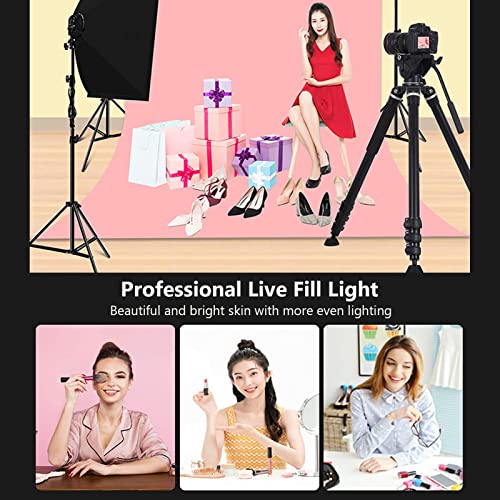 Softbox kit de iluminación LED 24W foco de fotografía trípode Sxhlseller 5