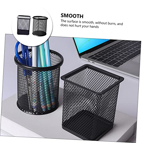 Rangement accessoires de bureau noir DOITOOL antidérapant pour stylos et crayons - 3