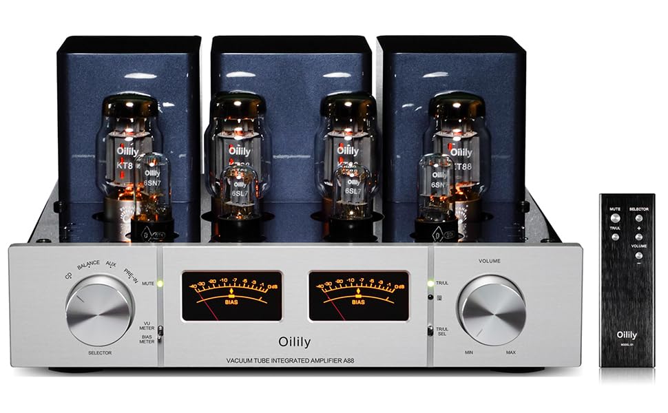 Amazon.com: Oilily A88MK KT88X4 Vacuum Tube Amplifier, 45W+45W
