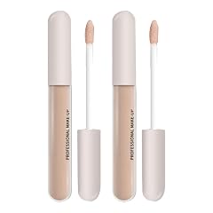 Everyday Liquid Concealer for Natural Seamless Look Long-Lasting Lightweight Coverage 2Pcs Light Brown One Size