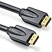 Produktbild deleyCON 1m DisplayPort Kabel - 4K 2160p 3D HDCP - DP (20 Pin) Stecker auf DP (20 Pin) Stecker - PC Notebook Monitor Grafikkarte - Schwarz