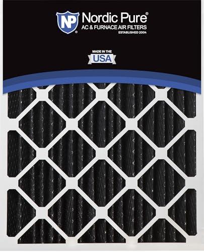 Image of Nordic Pure 20x25x5 Honeywell /Lennox Replacement MERV 8 Air Filter 1 Pack | Actual Size: 19 7 /8 x 24 7 /8 x 4 3 /8 Made in USA, Pleated HVAC Odor Filtration, Pet, Cooking & Household Smell Control