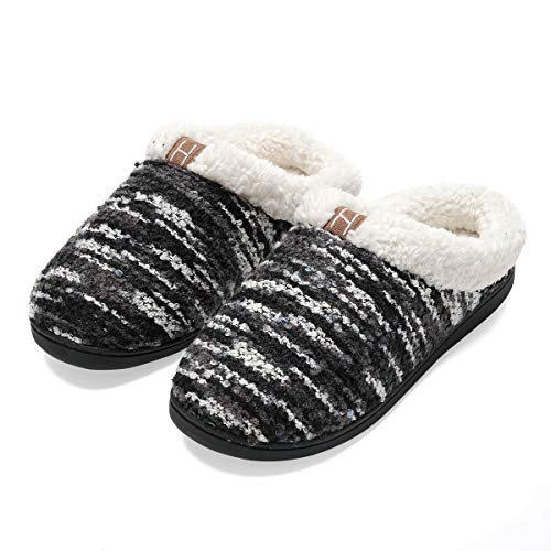 Zapatillas de casa Hombre, Forro algodón, Ultraligero cómodo y Antideslizante, Pantuflas de...