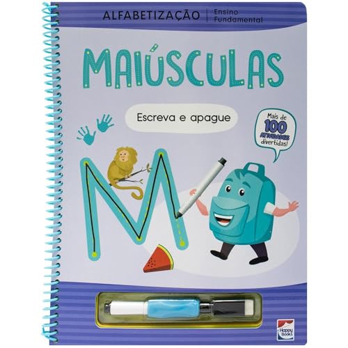 Ensino Fundamental Alfabetização Escreva e Apague: Maiúsculas: Ensino Fundamental – Alfabetização