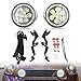 Nslumo LED Rally DRL Luce di guida per Mini Cooper R55 R56 R57 R58 R59 Halo Ring Daytime Running Lamp Chrome Shell Faro aggiuntivo Lampade a led