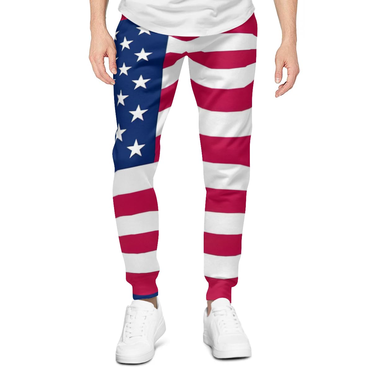 Amazon.co.jp: アメリカ 国旗 星条旗 メンズ トレーニングパンツ