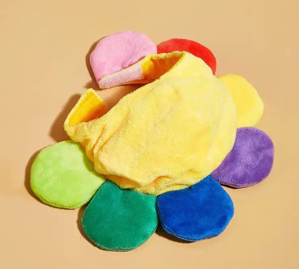 BESTonZON Sonnenblumen Katzenhut - Verstellbarer Plüsch Hut Für Haustiere