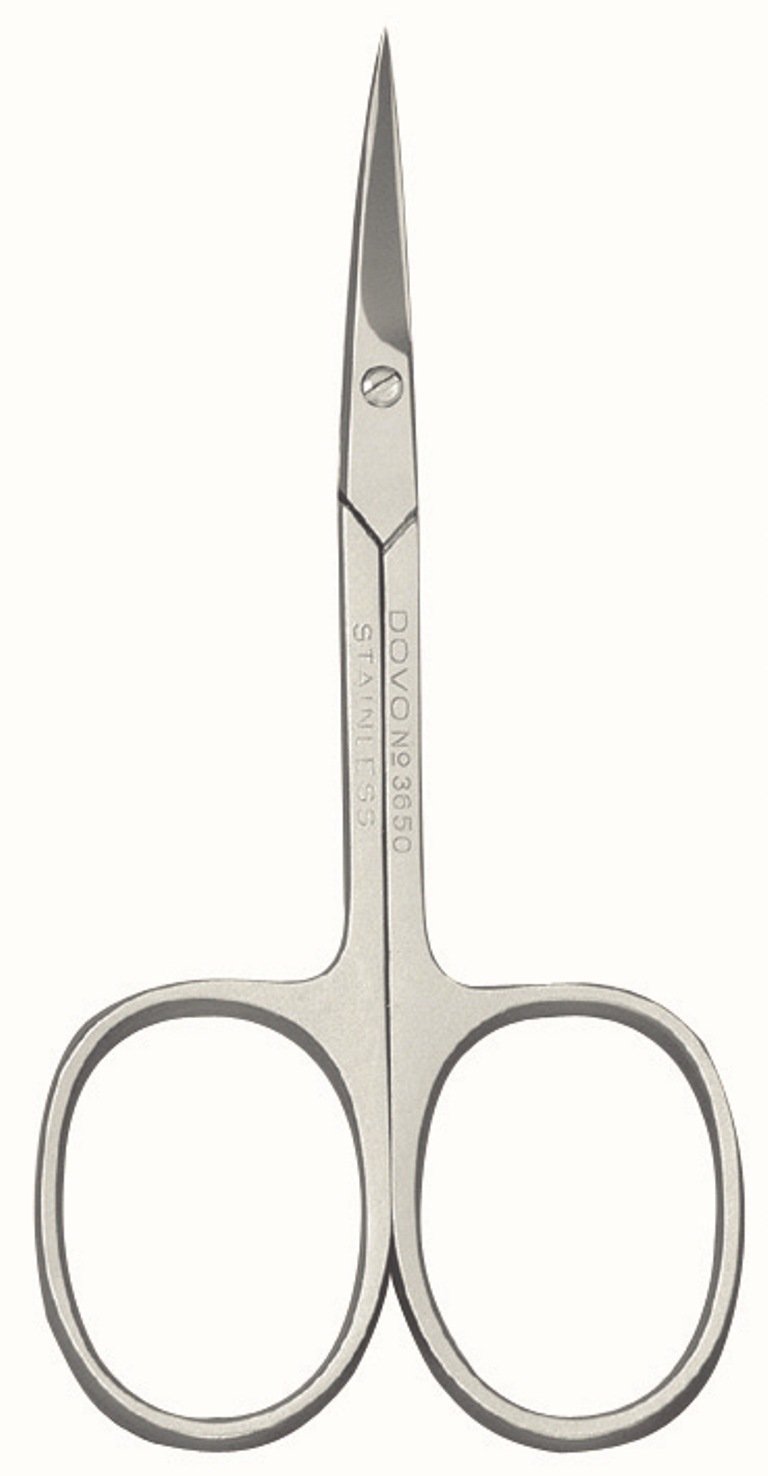 DOVO Dovo Stainless Satin Finished Cuticle Scissor, Curved, 3.5", 1 ct.