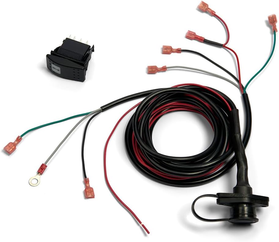 99897 Lighted Dash Rocker Switch Kit , Black