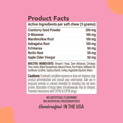 Natural Dog Company Cranberry Supplement for Dogs, Urinary & Bladder Support, D-Mannose for Dogs Promotes Bladder Health - Image 4