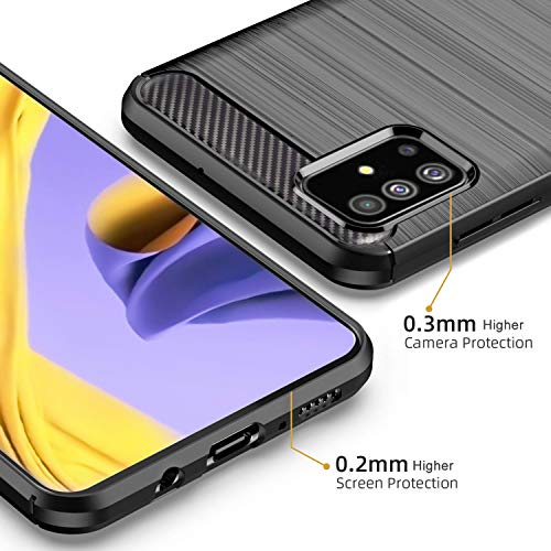 Cover per Samsung Galaxy A51,Custodia Silicone in