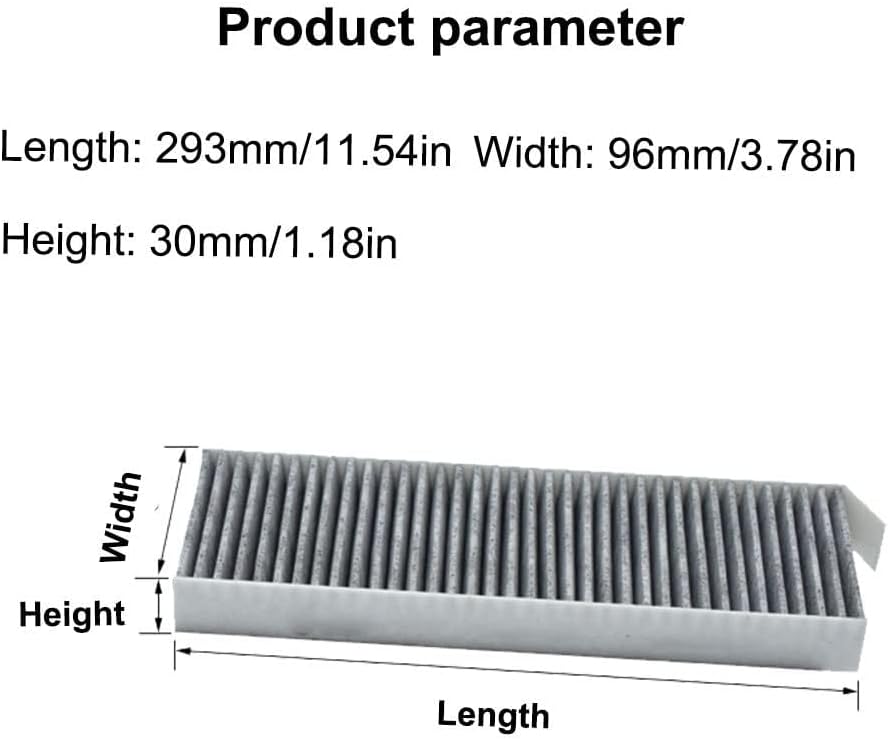 Car Air Conditioning Filter for Partner Tepee Box Platform Chassis 2008~2018 2009 20117 6447,Activated Carbon Cabin Air Filter Replacement Car Accessories
