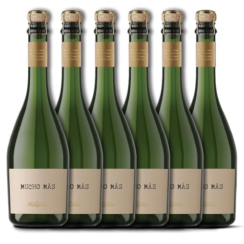 Mucho Mas Sparkling Blanco, 6 botellas x 750 ml, 4500 ml total