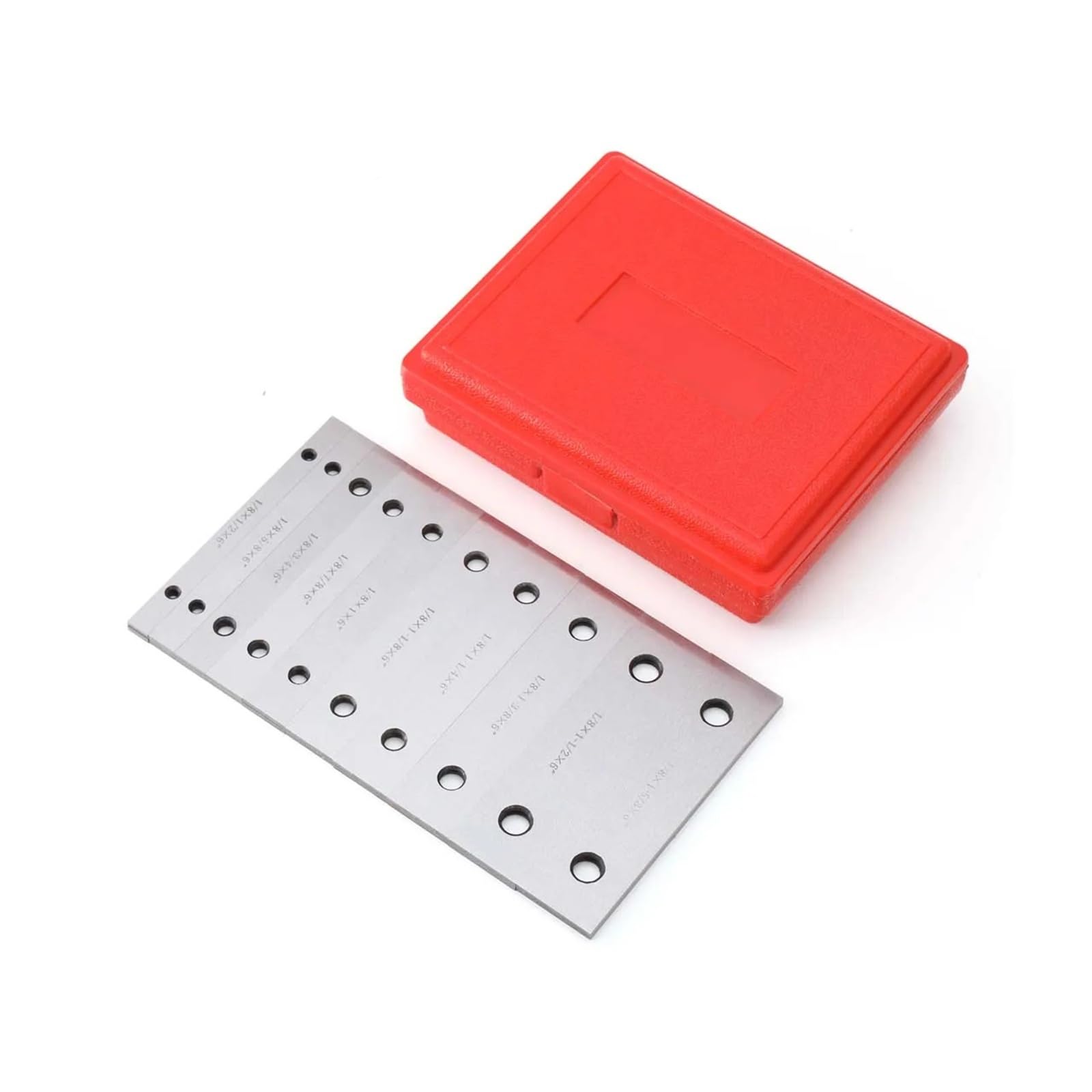 10 par precyzyjnych zestawów równoległych frezowanie CNC cienkie stalowe podkładki blok pomiarowy 1/8 "X 6" dokładność 0,0002" Precyzyjny pomiar
