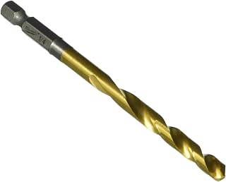 Milwaukee Electric Tool 48-89-4613 Impact Drill Bit, 1/4" Diameter x 4.13" L, 2-15/32" 35 Degree Helix Flute, 1/4" Hex Shank
