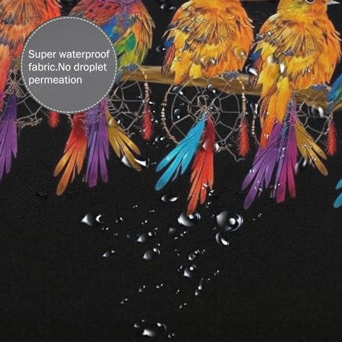 Rideau de douche oiseau 183x183 imperméable avec 12 crochets - 6