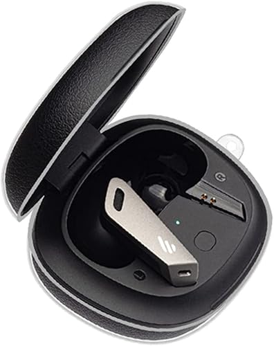 Miniatura 2 de Juego de 2 fundas protectoras transparentes de TPU suave compatibles con auriculares inalámbricos Edifier NB2NB2 Pro, funda protectora con llavero