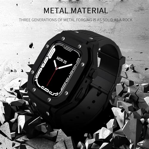 Kit de modification Apple Watch 45mm en acier inoxydable luxe - 3