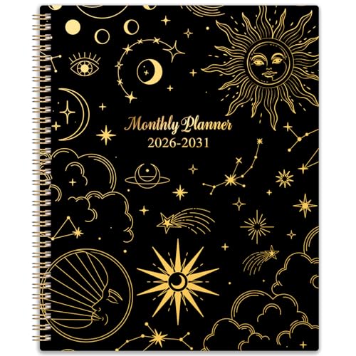 2026-2031 Monthly Planner/Calendar - 5 Year Monthly Planner 2026-2031 from Jul. 2026 - Jun. 2031 9 x 11 60 Months Calendar Large 5 Year Planning with Tabs Double-Side Pocket Holidays
