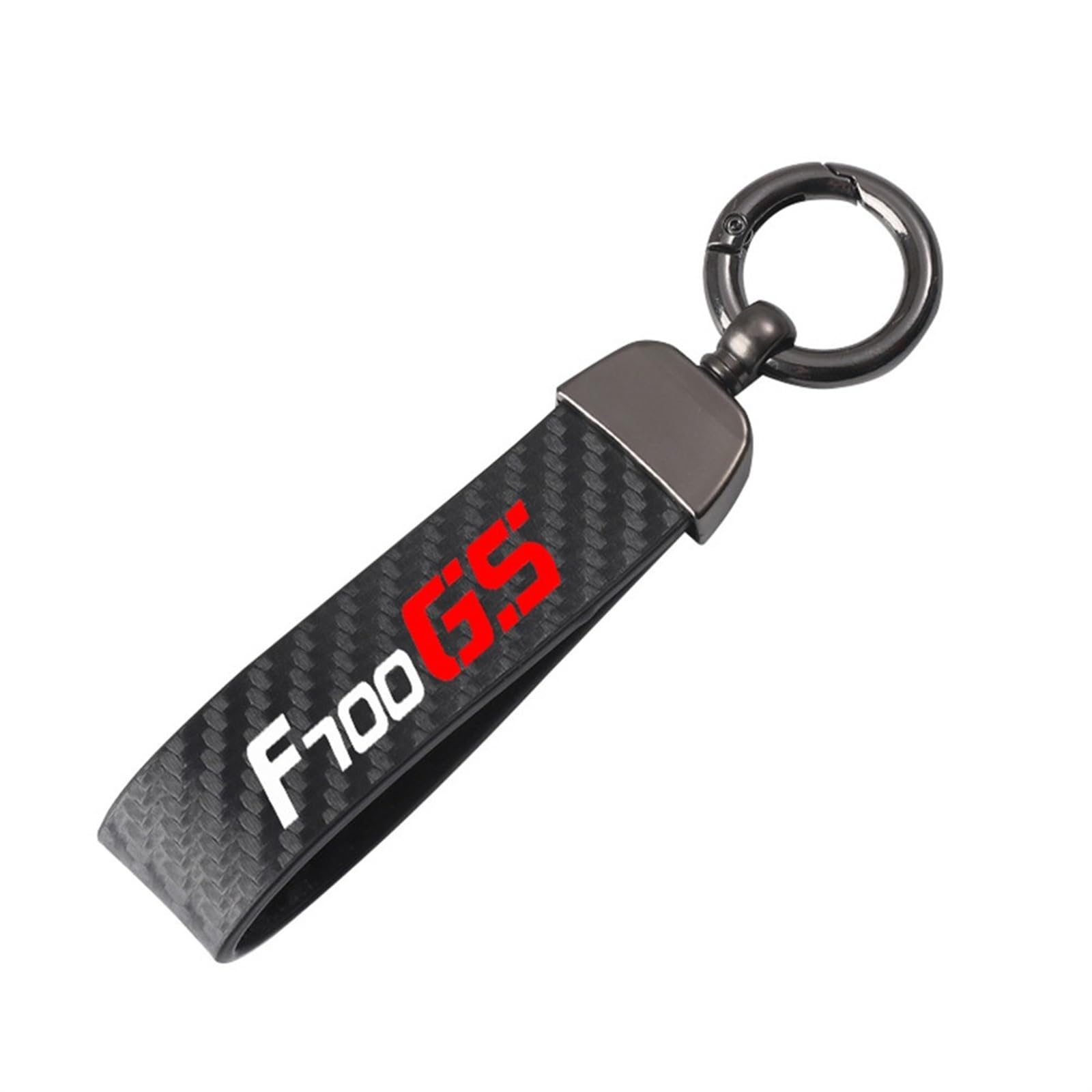 KongFumoto Carbon Fiber Motorcycle Keychain Key Ring For Bmw F700GS F 700GS F700 GS Motorbike Key Rings