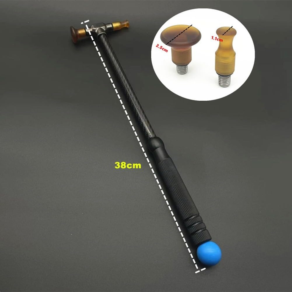 Kit di riparazione per ammaccature senza vernice, con martello, strumenti per rimuovere le ammaccature della portiera del frigorifero (3 pezzi)