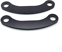 Vista 7 de MZS Eslabón de bajada de motocicleta, eslabones de caída de 1.5 pulgadas, kit de suspensión trasera, accesorios color negro, compatible