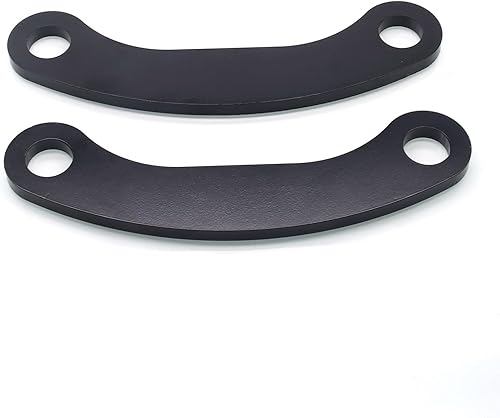 Miniatura 7 de MZS Eslabón de bajada de motocicleta, eslabones de caída de 1.5 pulgadas, kit de suspensión trasera, accesorios color negro, compatible con