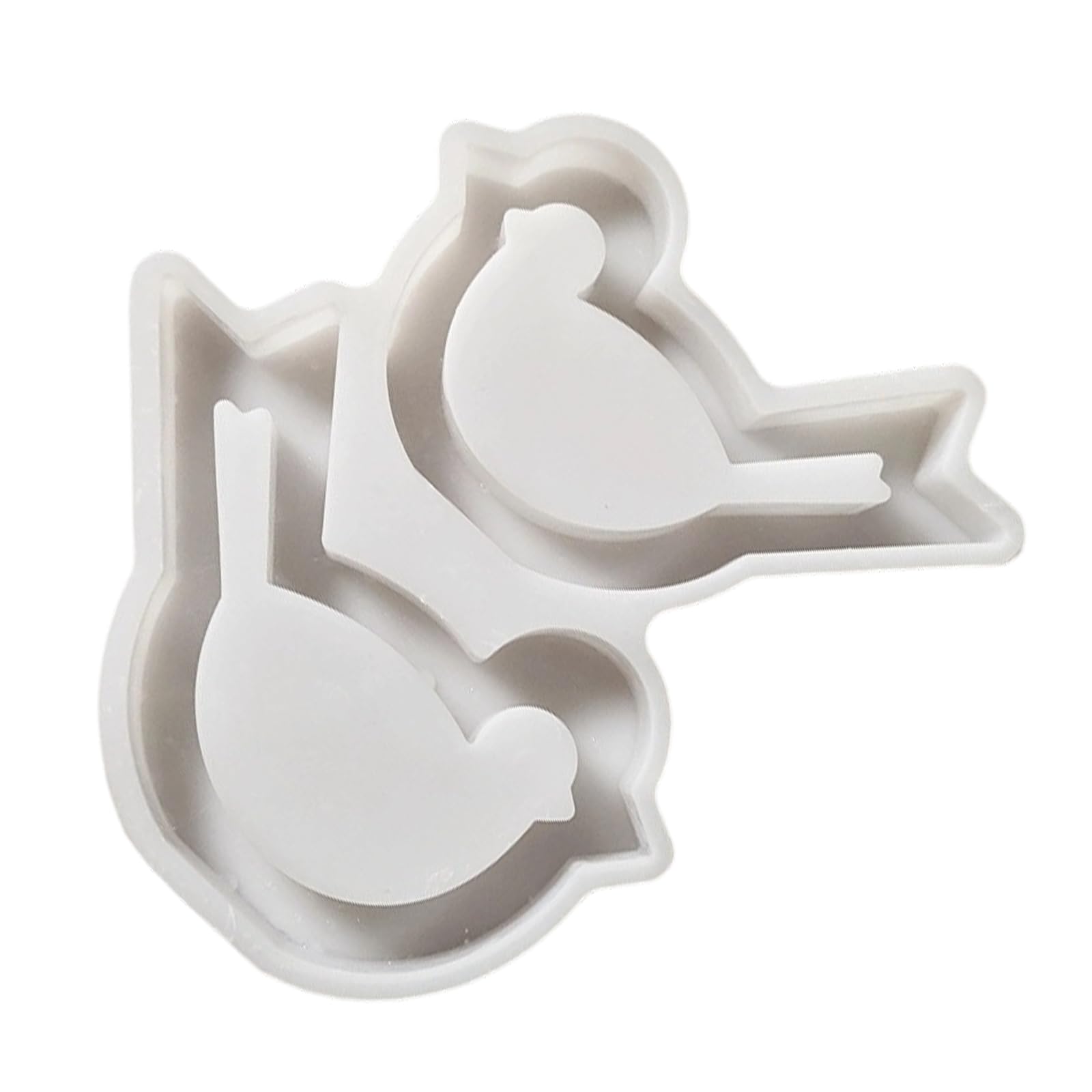 LUCKGONI Silicone Hollow Big Small Bird Designs Mould For Candle And Plasters Craft Projects Home