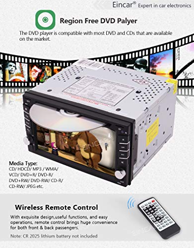 Upgrade Version With Camera ! 6.2" Double 2 DIN Car DVD CD Video Player Bluetooth GPS Navigation Digital Touch Screen Car Stereo Radio Car PC 800MHZ CPU
