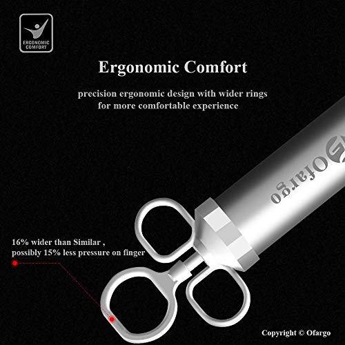 Ofargo Stainless Steel Meat Injector Syringe with 3 Marinade Injector Needles for BBQ Grill Smoker, 2-oz Large Capacity, Including Paper User Manual, Recipe E-Book (Download PDF) - Thumbnail 5