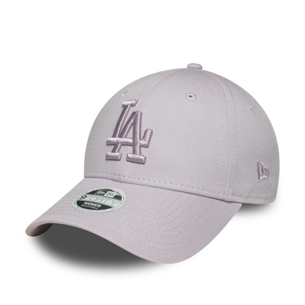 New Era Women's 9Forty League Essential MLB Los Angeles Dodgers Baseball Cap Hat Pastel Purple