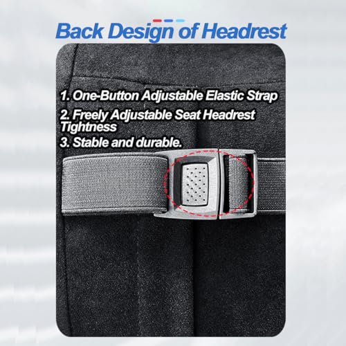 Image of Car Headrest Pillow Neck Cushion Compatible with BMW Interior