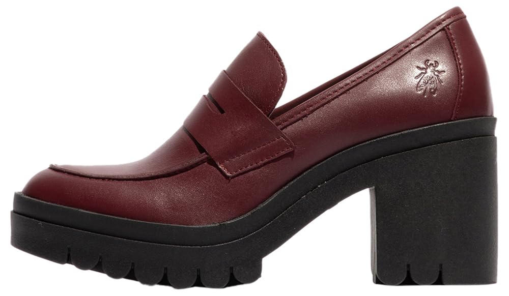 Fly London Women's TOKY803FLY Moccasin, Wine, 9 UK