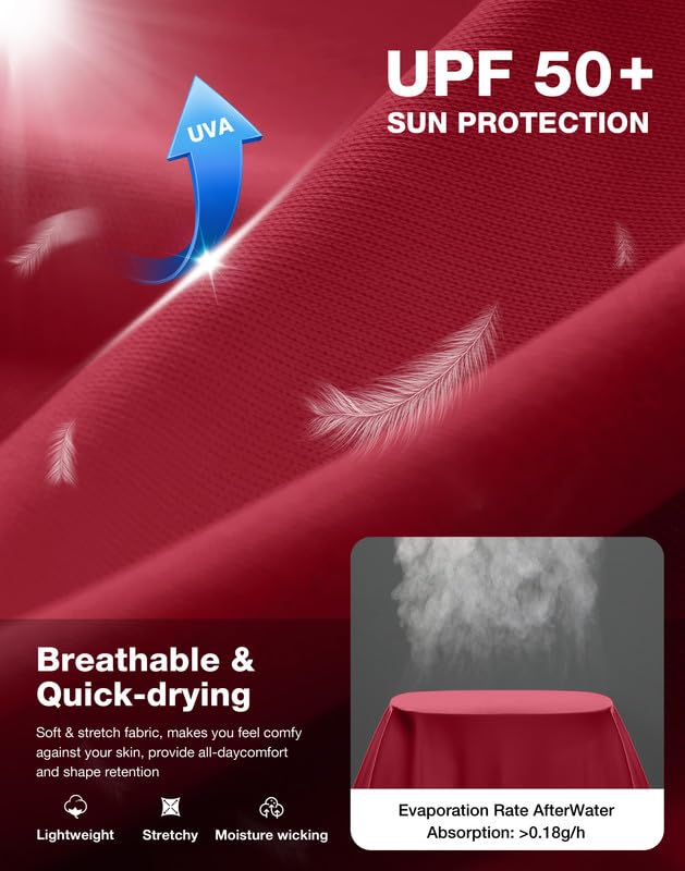 Image of Men's Sun Protection Long Sleeve Shirts UPF 50+