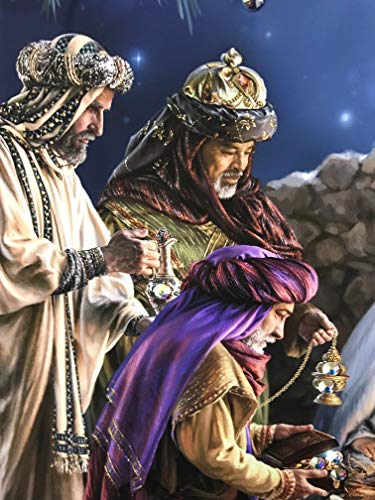 Glow Decor Nativity Pizazz Print With Swarovski Crystals, Multi #TOP3