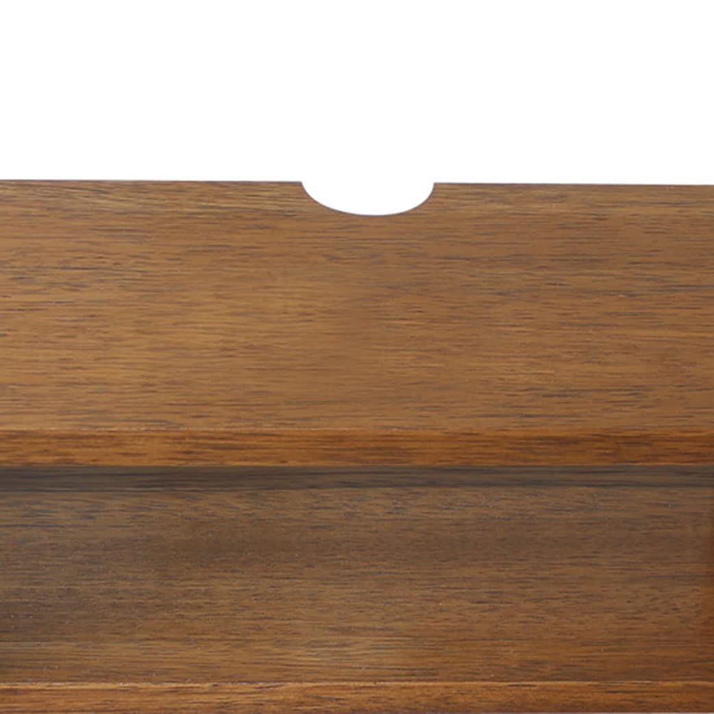 Supporto per TV galleggiante da parete, per decoder via cavo, router, lettori DVD, supporto TV in legno bianco, mensola con spazio per console di gioco 120C