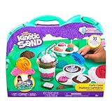 Kinetic Sand, Café-Koffer mit 793g Spielsand in 4 Farben, 9 Werkzeuge und...