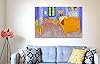 Bedroom in Arles by Vincent Van Gogh Canvas Prints Abstract Framed Pictures Classic Decoration 30 x 20cm (12 x 8 inches) A4 #1